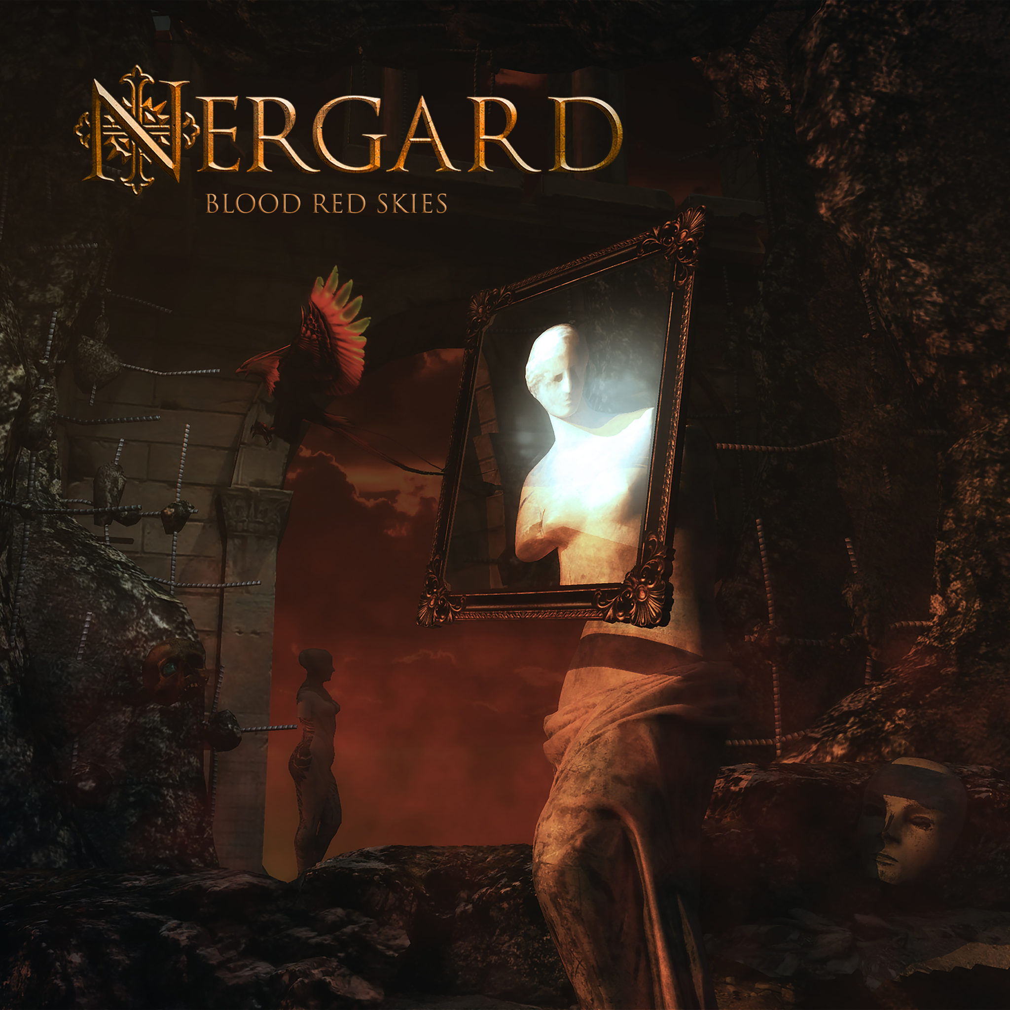 Nergard - Blood Red Skies cover art